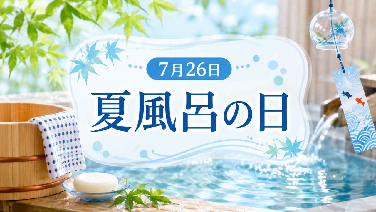 7月26日・夏風呂の日