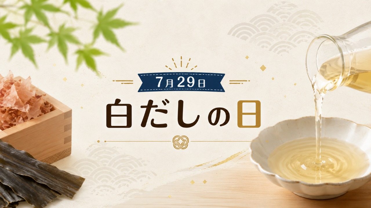 7月29日・白だしの日