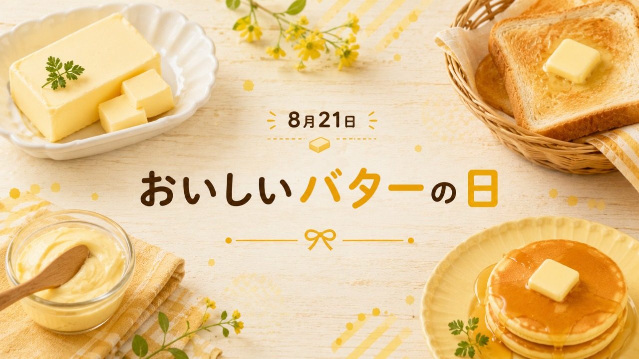 8月21日・おいしいバターの日