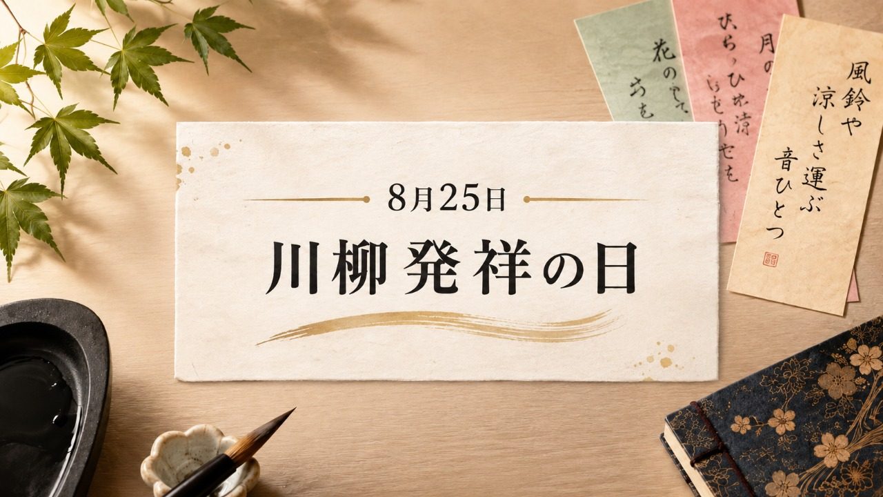 8月25日・川柳発祥の日