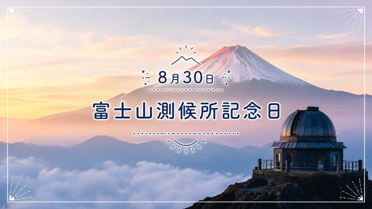 8月30日・富士山測候所記念日