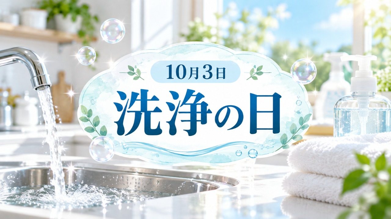 10月3日・洗浄の日