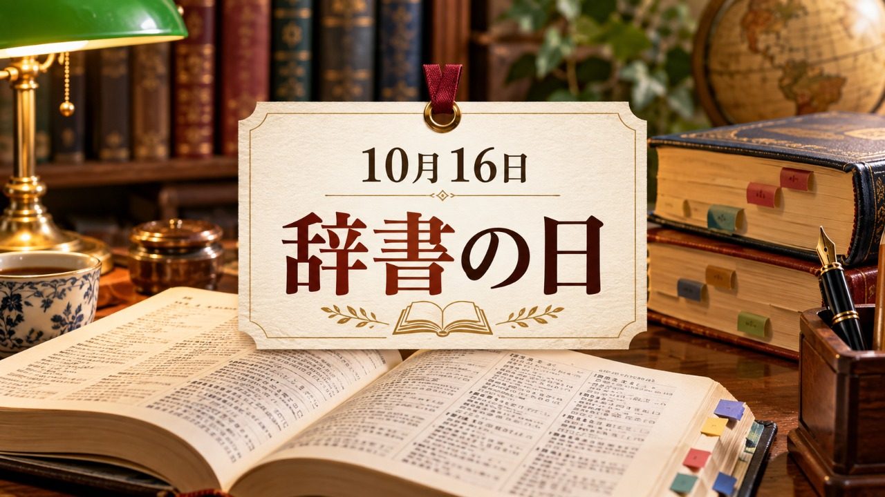 10月16日・辞書の日