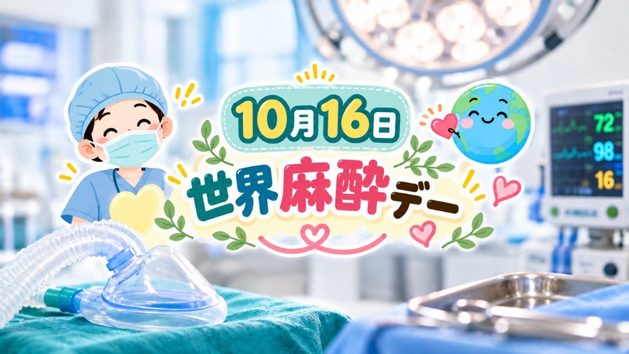 10月16日・世界麻酔デー
