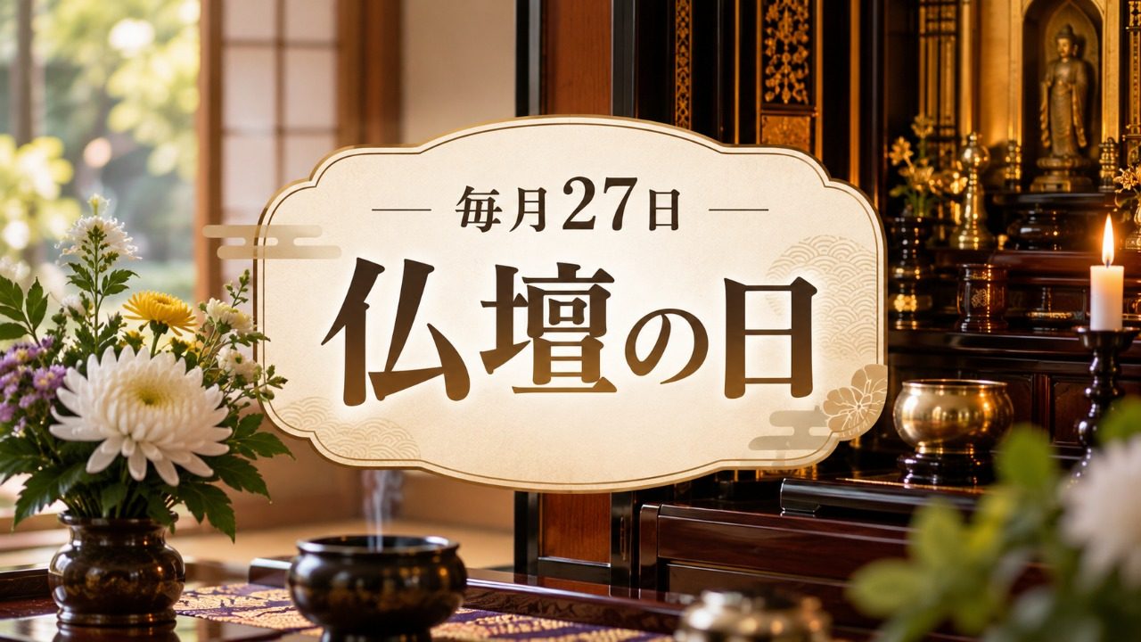 毎月27日・仏壇の日